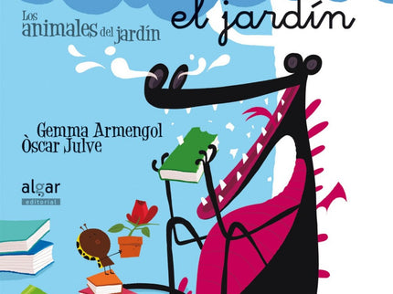 Libro Un Dragón En El Jardín (manuscrita): Un dragón se está comiendo los libros de la biblioteca! Por suerte, la mariqu