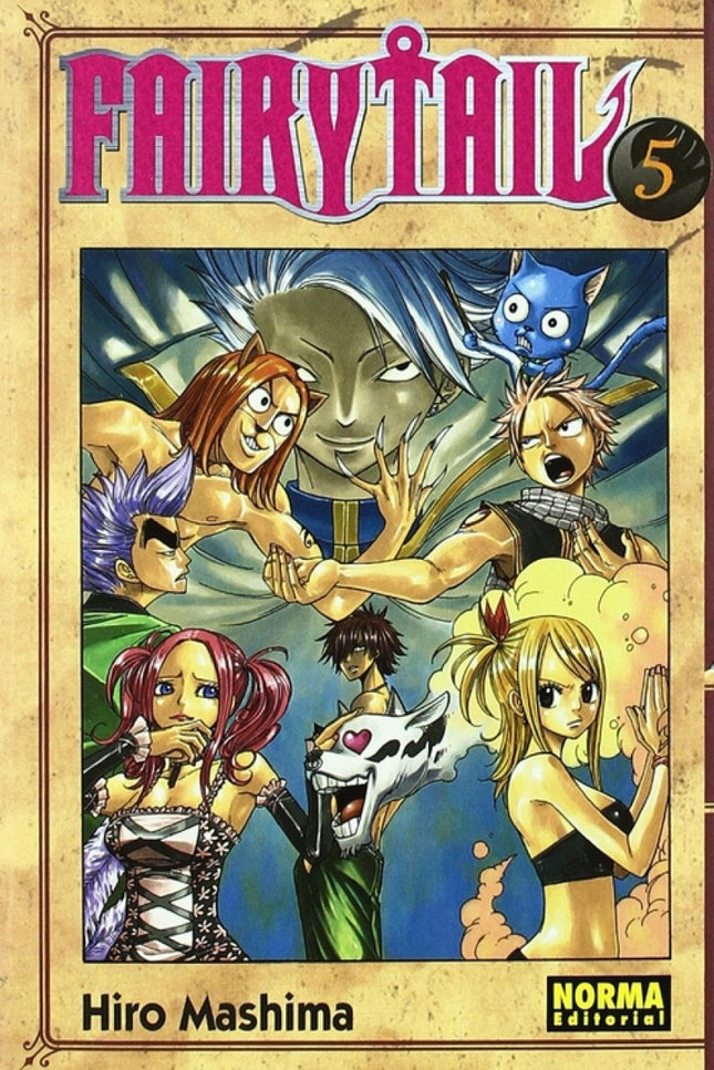 Libro Fairy Tail 5: El gremio de magos Fairy Tail es el más temido de todo el reino. Allí conviven los magos más duros, 