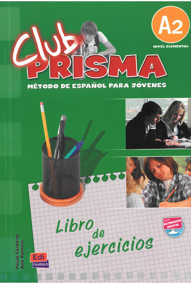 Libro Club Prisma Nivel A2 - Ejercicios Para El Alumno: (incluye acceso web) Método de español para jovenes. Libro compu