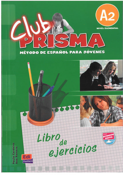 Libro Club Prisma Nivel A2 - Ejercicios Para El Alumno: (incluye acceso web) Método de español para jovenes. Libro compu