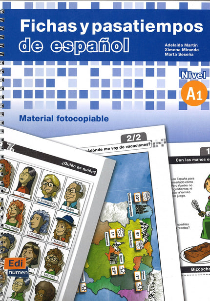 Libro (a1).fichas Y Pasatiempos Español (ele)/Para Extranjeros: Actividades imprimibles y fotocopiables para la clase de