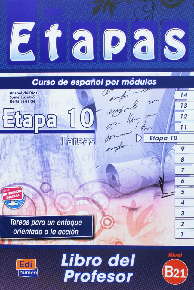 Libro Etapa 10. Tareas. Profesor: .