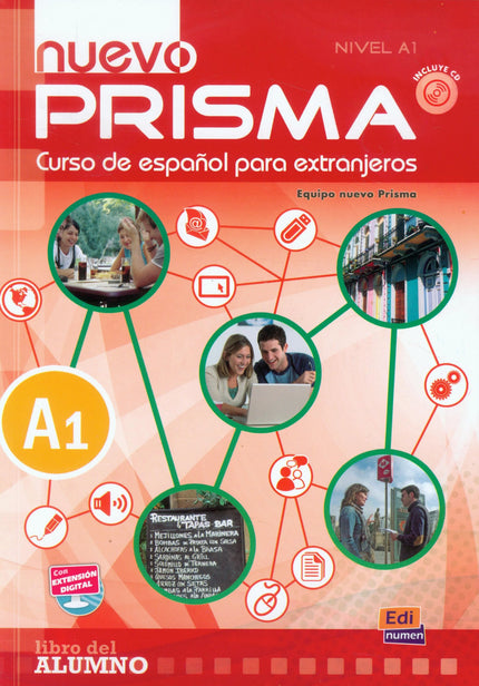 Libro Nuevo Prisma A1: Curso de español para extranjeros. Nivel A1 Estructura del libro: Consta de diez unidades didácti
