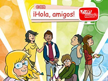 Libro Clan 7 Con ¡hola Amigos! Nivel 4: .