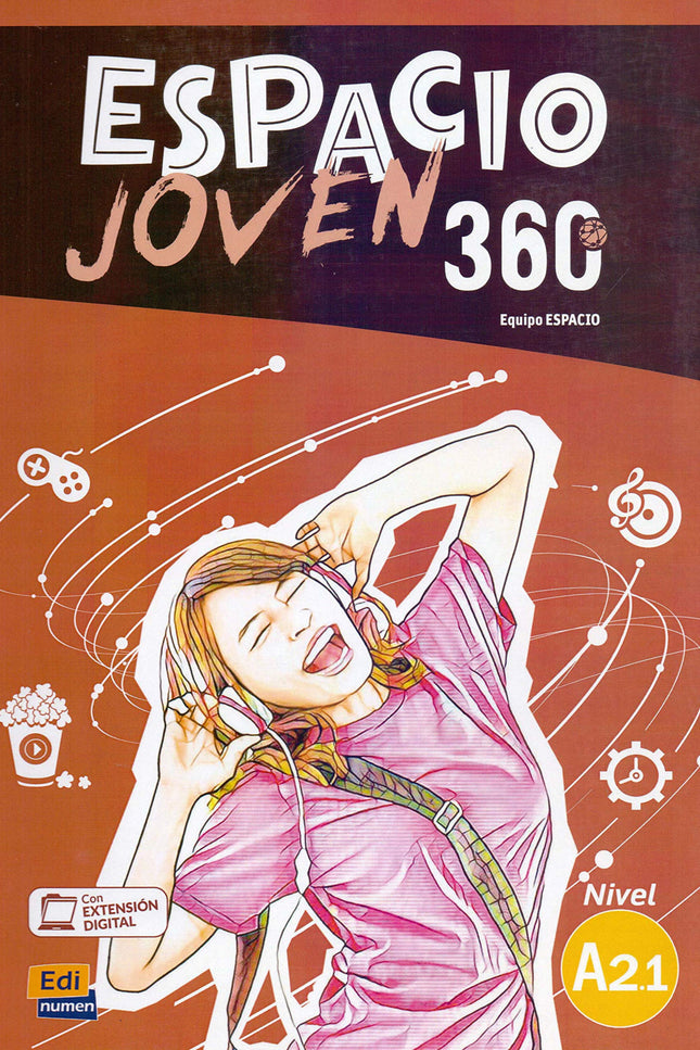 Portada del libro Espacio Joven 360 Libro Alumno Nivel A2.1