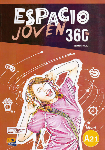 Portada del libro Espacio Joven 360 Libro Alumno Nivel A2.1