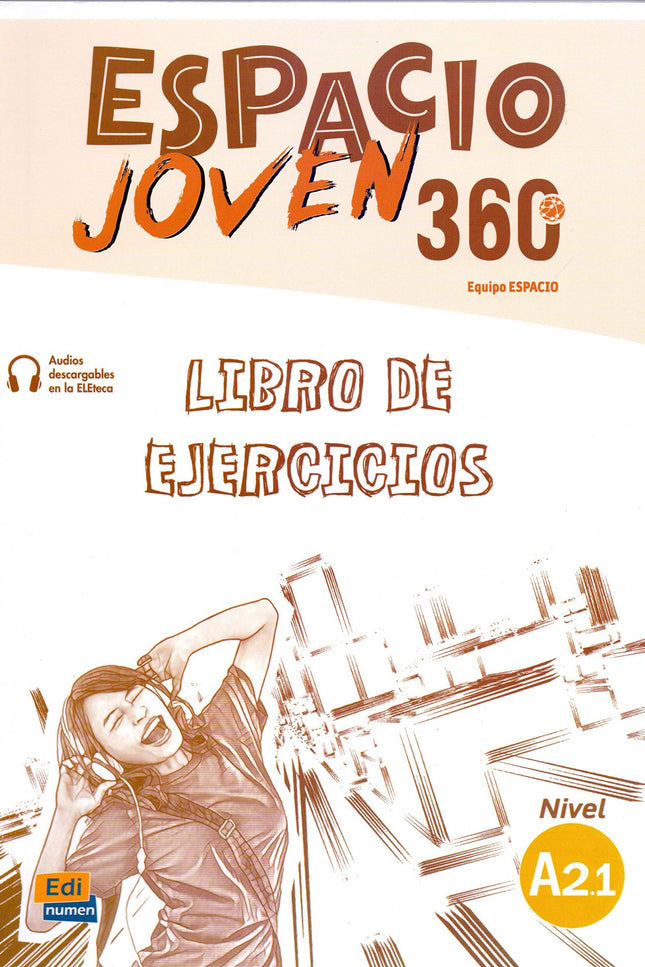 Portada del libro Espacio Joven 360º Ejercicios Nivel A2.1