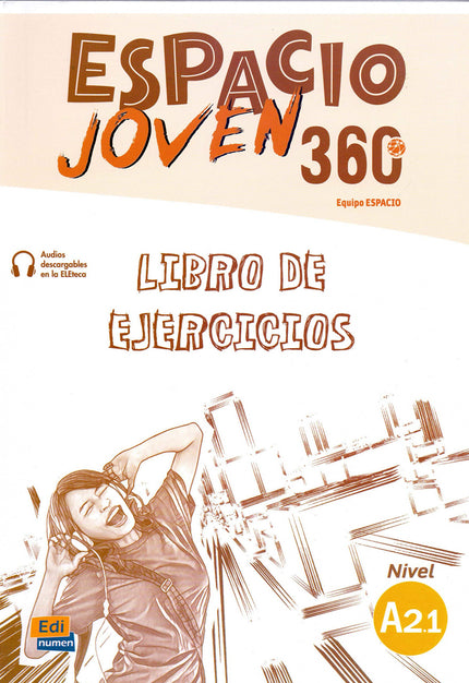 Portada del libro Espacio Joven 360º Ejercicios Nivel A2.1