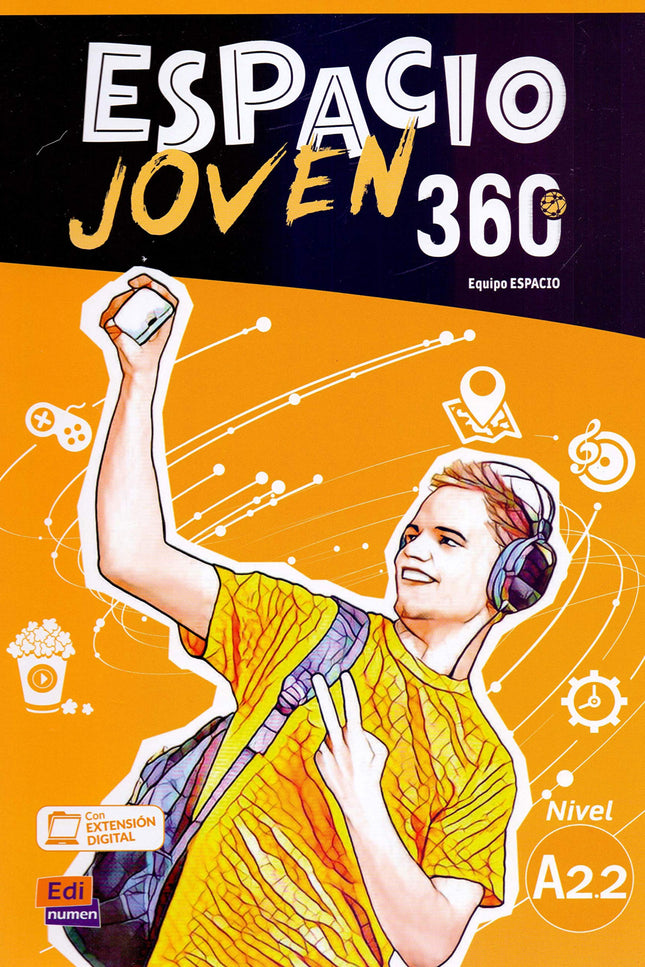 Portada del libro Espacio Joven 360 Libro Alumno Nivel A2.2.