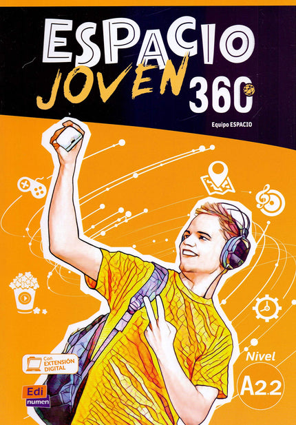 Portada del libro Espacio Joven 360 Libro Alumno Nivel A2.2.