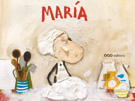 Libro Maria: María y Benito vivían tranquilos. María cosía, barría y labraba. Benito cantaba, dormía y soñaba. Pero una 