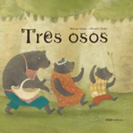 Libro Tres Osos: En una cabaña del bosque vivían tres osos. Un día los osos salieron a dar un paseo antes de desayunar;entonces Ricitos de Oro se encontró la casa vacía y entró...