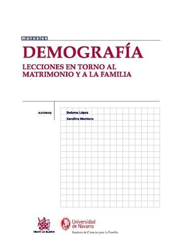 Demografía Lecciones en torno al matrimonio y a la familia - Dolores López Hernández - 00