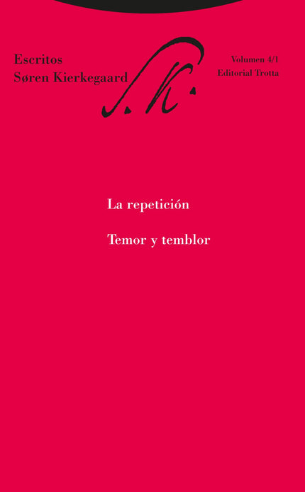Libro La Repetición. Temor Y Temblor: Los dos escritos aquí reunidos, publicados el mismo día de 1843 con pseudónimos distintos, son una expresión acabada del genio literario y filosófico de Kierkegaard. La repetición, firmada por Constantino Constantius, da cuenta de la tentativa aludida en su subtítulo: «Un ensayo de psicología experimental».