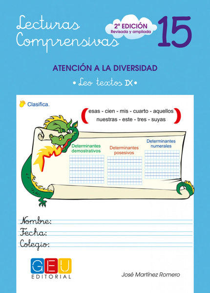Libro Lecturas Comprensivas 15: Lecturas compresivas 15 corresponde a 4º de Educación Primaria. La colección Lecturas Co