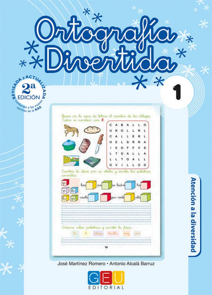 Libro Ortografía Divertida 1: Ortografía divertida es una colección de 19 cuadernos que juega con las palabras, enseña l