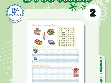 Libro Ortografía Divertida 2: Ortografía divertida es una colección de 19 cuadernos que juega con las palabras, enseña l