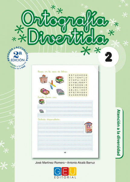 Libro Ortografía Divertida 2: Ortografía divertida es una colección de 19 cuadernos que juega con las palabras, enseña l