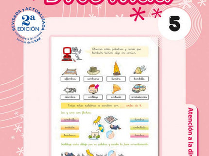 Libro Ortografía Divertida 5: Ortografía divertida es una colección de 19 cuadernos que juega con las palabras, enseña l