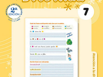 Libro Ortografía Divertida 7: Edad/Nivel: 3º Educación Primaria Este libro trabaja: Palabras terminadas en - z y -d, 'b'