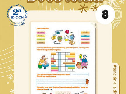Libro Ortografía Divertida 8: Ortografía divertida es una colección de 19 cuadernos que juega con las palabras, enseña l