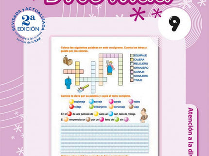 Libro Ortografía Divertida 9: Ortografía divertida es una colección de 19 cuadernos que juega con las palabras, enseña l