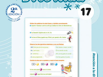 Libro Ortografía Divertida 17: Edad/Nivel: 6º Educación Primaria Este libro trabaja: Uso de la tilde en palabras exclama