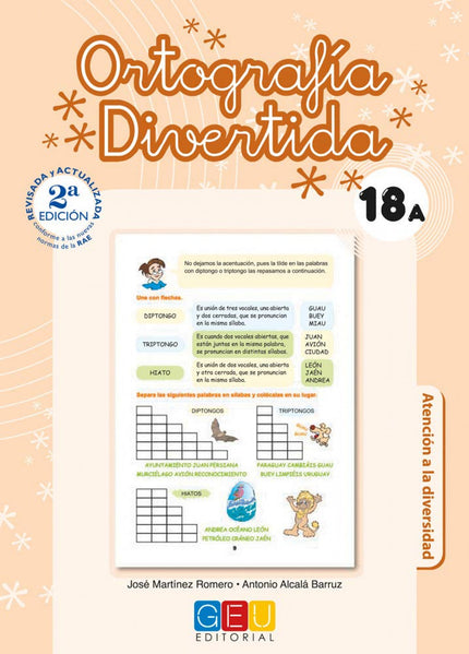 Libro Ortografía Divertida 18a: .