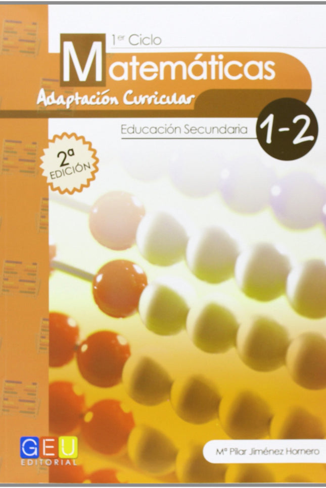 Libro Matematicas 1º-2º Eso: .