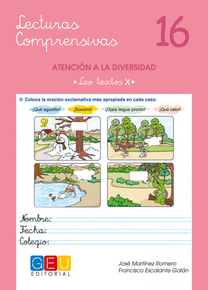 Libro Lecturas Comprensivas 16: .