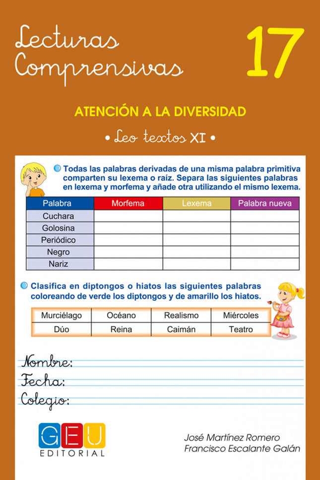 Libro Lecturas Comprensivas 17: .