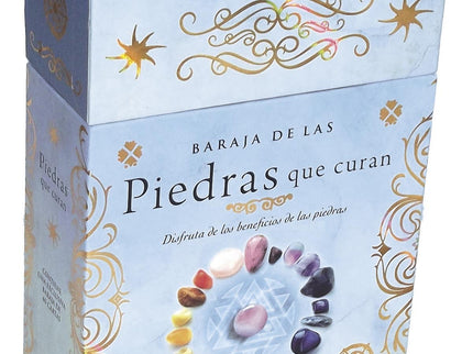 Libro Piedras Que Curan: Esta caja contiene un libro en el que se da a conocer el poder de las piedras, reflejando disti