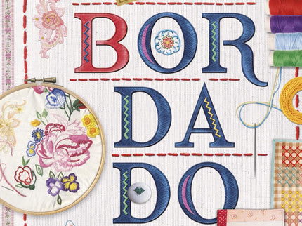 Libro Bordados: Este libro hace accesible a todos la técnica del bordado a través de una serie de proyectos jóvenes y de