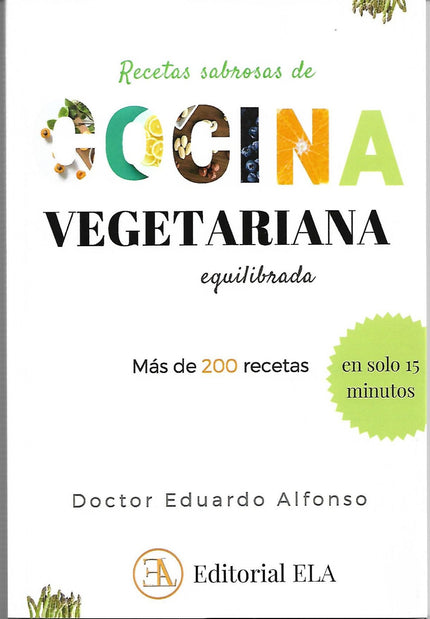 Portada del libro Recetas Sabrosas De Cocina Vegetariana Equilibrada