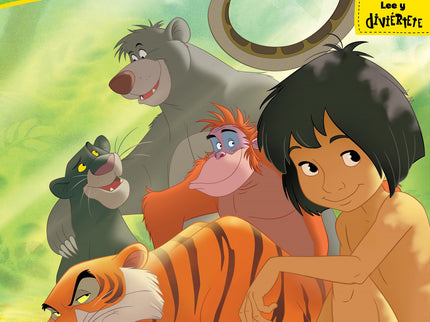 Libro Mi Libro-juego: Diviértete con Mowgli y sus amigos. Además de leer la historia, encontrarás fi guritas y un tapete