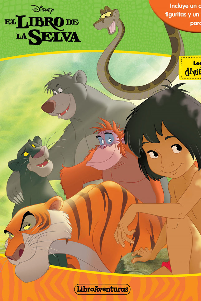 Libro Mi Libro-juego: Diviértete con Mowgli y sus amigos. Además de leer la historia, encontrarás fi guritas y un tapete