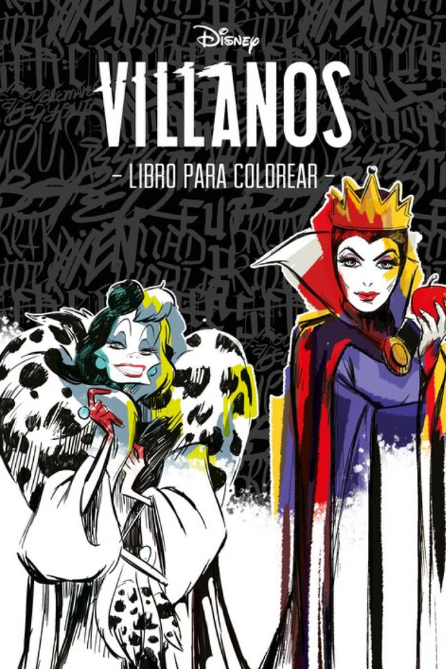 Libro Villanos: Libro Para Colorear: Diviertete coloreando a los villanos mas memorables de las mejores peliculas animadas de Disney. Con ilustraciones originales a una sola cara para que puedas colorear sin preocuparte.