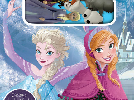 Libro Frozen. Mini-libroaventuras: La coleccio?n Mini-Libroaventuras te ofrece un cuento ilustrado y cuatro figuritas de tus personajes favoritos para que te diviertas dejando volar tu imaginacio?n. Incluye un cuento, 4 figuritas y un tapete.