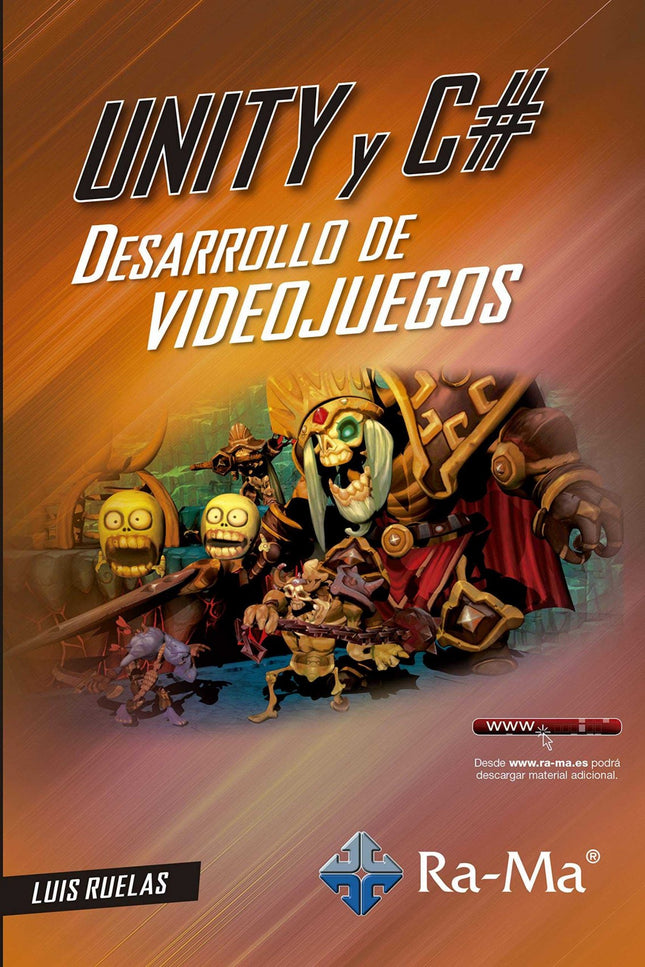 Libro Unity Y C#: Este libro está desarrollado para que las personas que quieran adentrase en el mundo de la programación de videojuegos puedan aprender, de forma didáctica y desde cero, como es la creación de un videojuego en una plataforma 3D y con todos los elementos d
