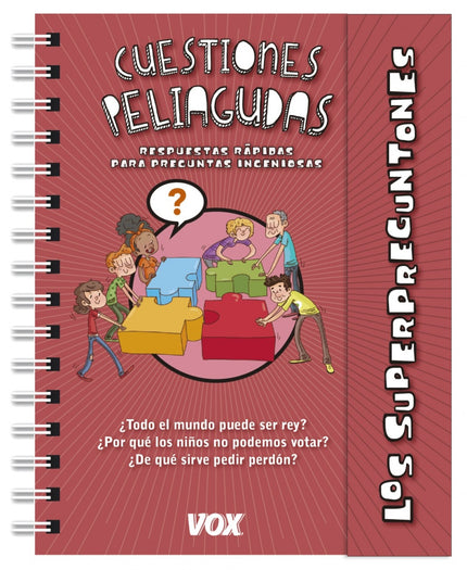 Libro Cuestiones Peliagudas: Todos empezamos a temblar cuando un Superpreguntón nos mira directamente a los ojos y abre 
