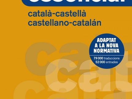 Libro Diccionari Essencial Catalá-castellà/Castellano-catalán: La major quantitat d'entrades possibles en un format redu