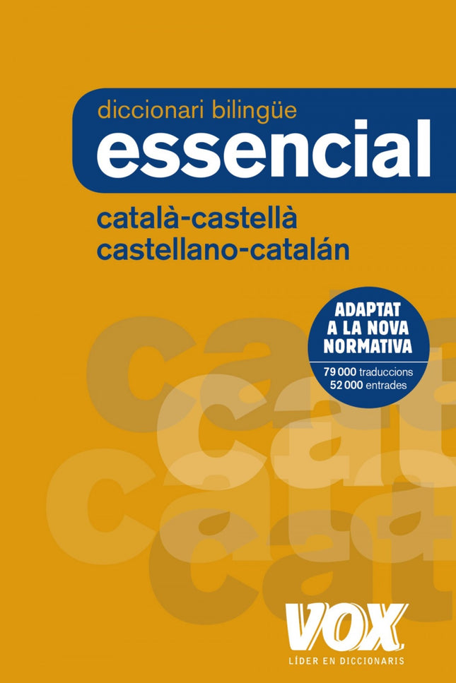 Libro Diccionari Essencial Catalá-castellà/Castellano-catalán: La major quantitat d'entrades possibles en un format redu