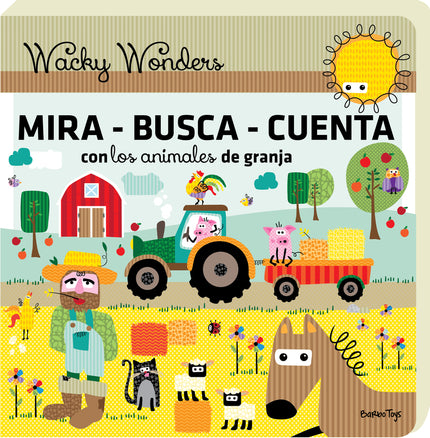 Mira-busca-cuenta Con Los Animales De La Granja