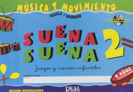Libro Suena Suena 2.juegos Infantiles Fichas 6 Años: .