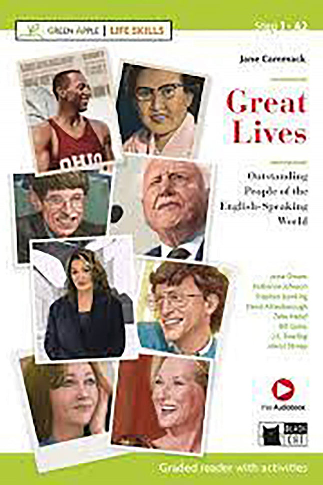 Great Lives (+audiobook) (a2) Green Apple Life Skills