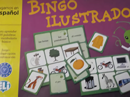 Portada del libro Bingo Ilustrado/Jugamos En Español