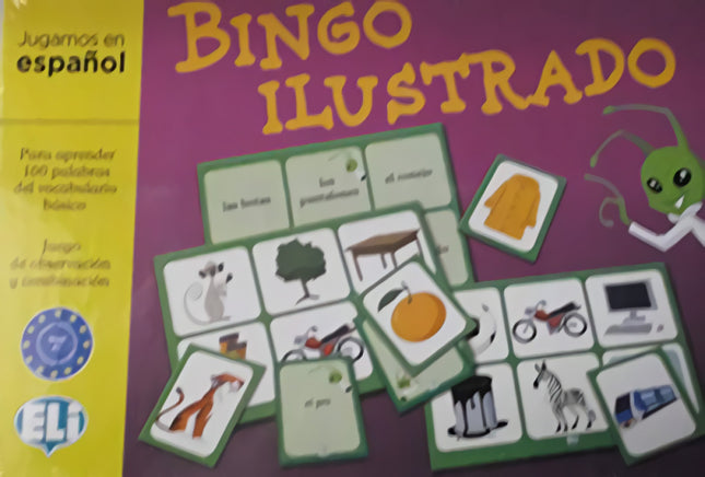 Portada del libro Bingo Ilustrado/Jugamos En Español