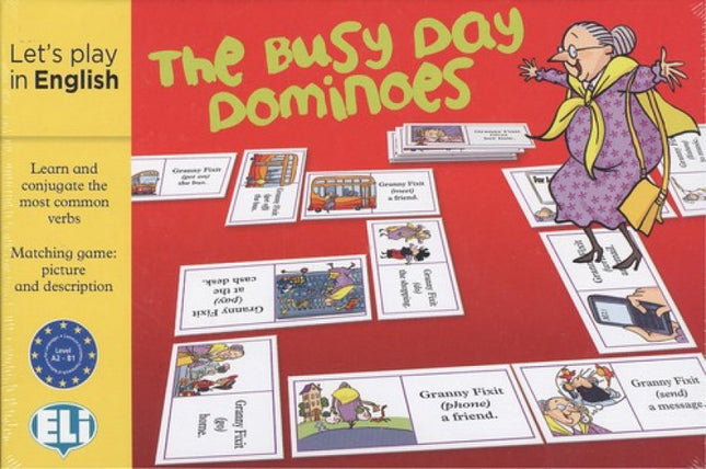 Portada del libro The Busy Day Dominoes