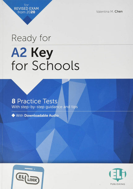 Portada del libro Ready For A2 Key For Schools. 8 Practice Test