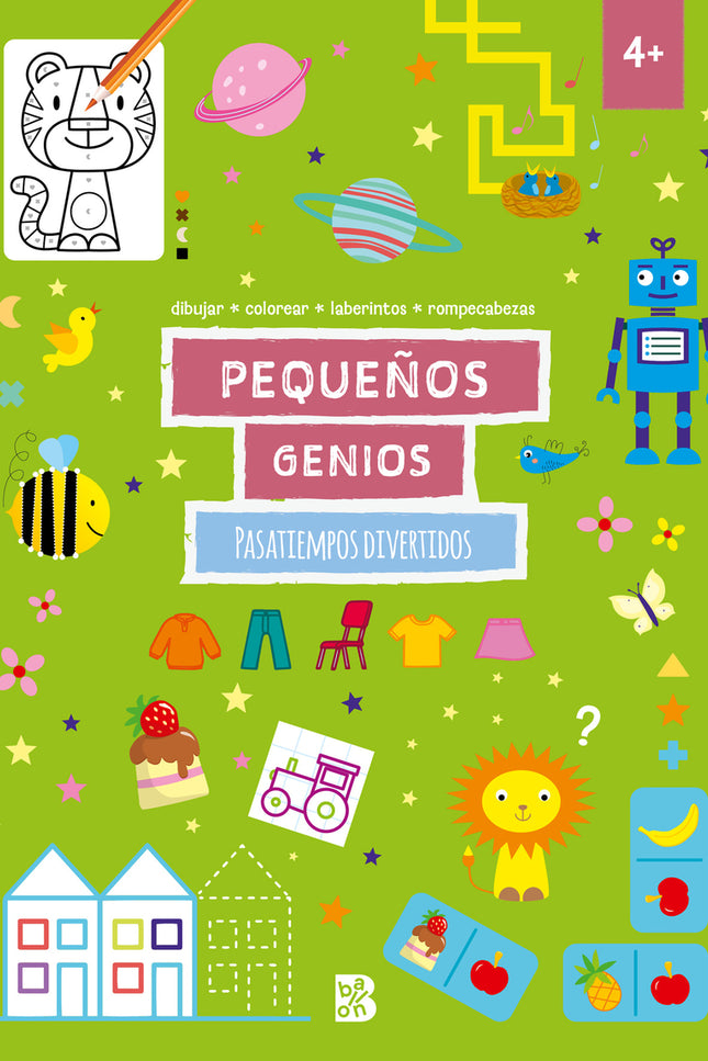 Pequeños Genios -pasatiempos Divertidos +4